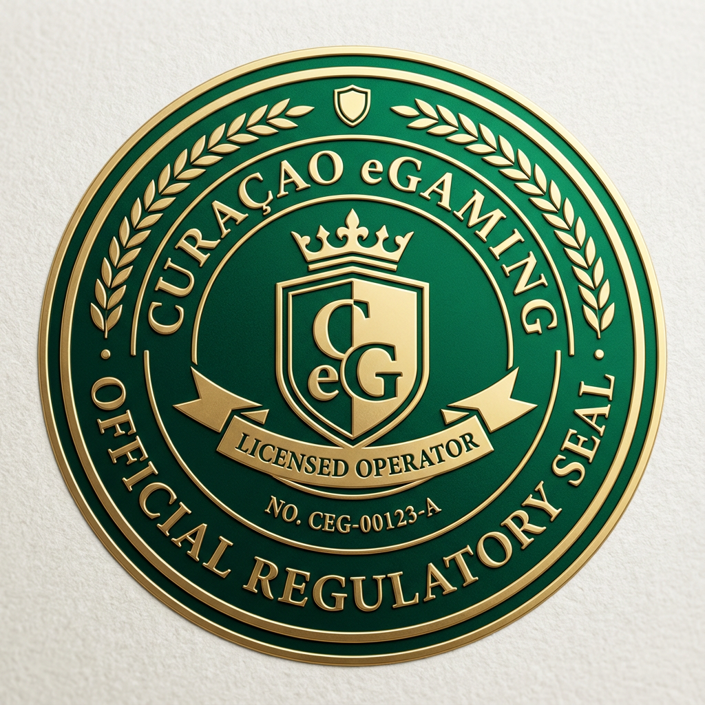 Selo oficial de licença Curaçao eGaming