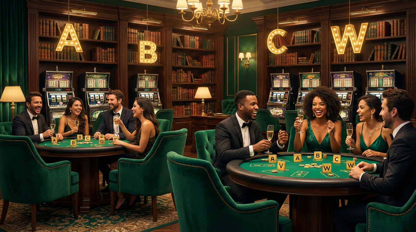 Biblioteca elegante do cassino 96bet com jogadores sofisticados